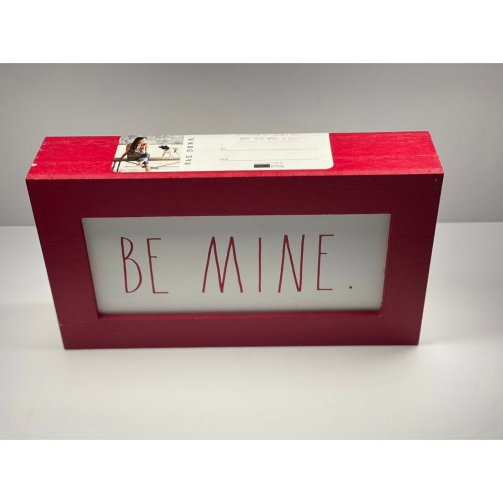 Rae Dunn "Be Mine" Sign